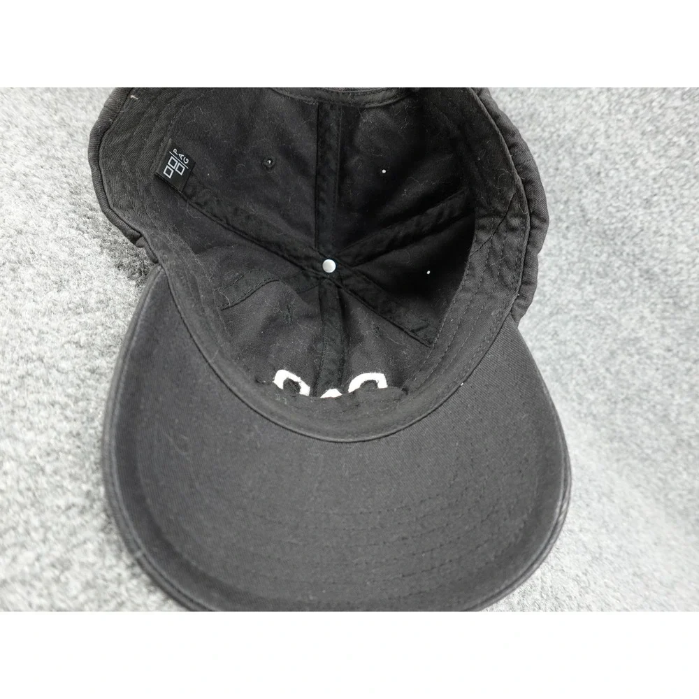 PAG Dad Hat Baseball Cap Mens OS Black Embroidered Adjustable Strap‎